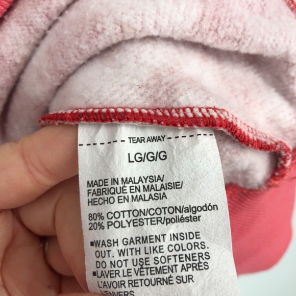 Under Armour‎ Womens Sweatshirt L Pink Camo Artsy  Loose Oversized Pullover Boxy - Picture 6 of 12